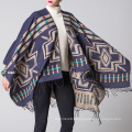 Blazer Poncho Bohème Cachemire Comme Cape Épais Chaud Étole Lance Poncho Wrap Châle (SP220)